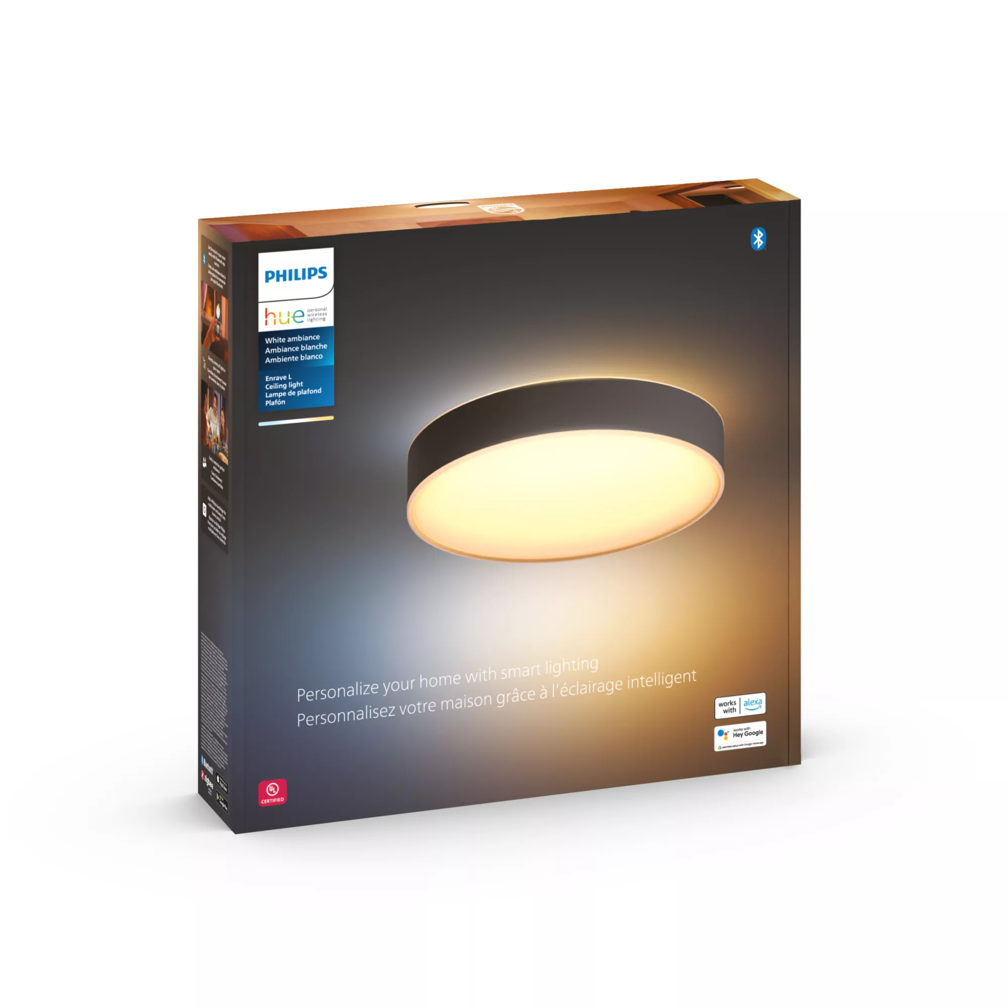 Philips by Signify Philips Hue White ambience 046677580834 smart lighting Smart ceiling light Bluetooth/Zigbee – image 3