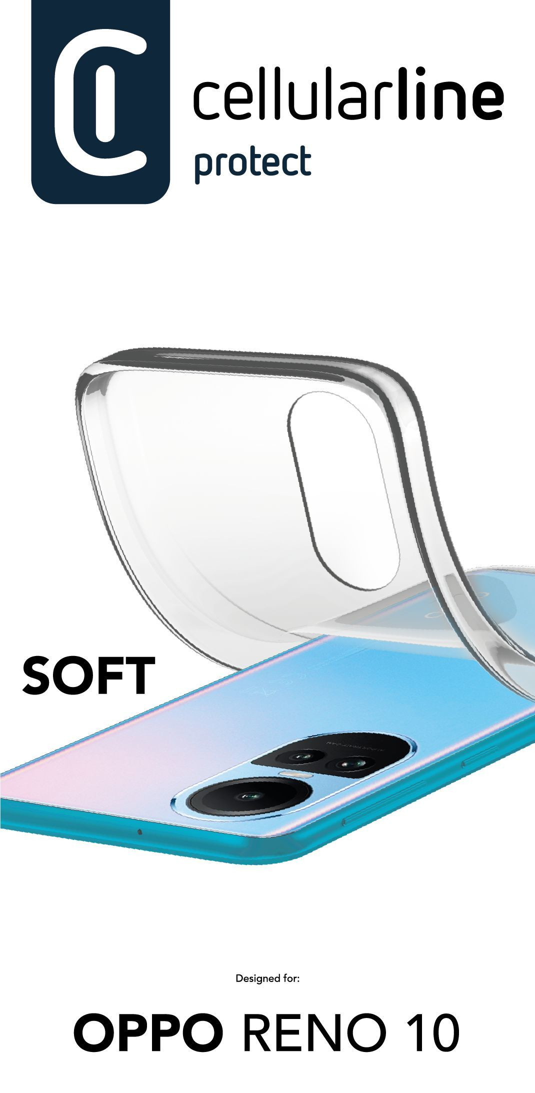 Cellularline Soft - Reno 10 Soft rubber case – image 2