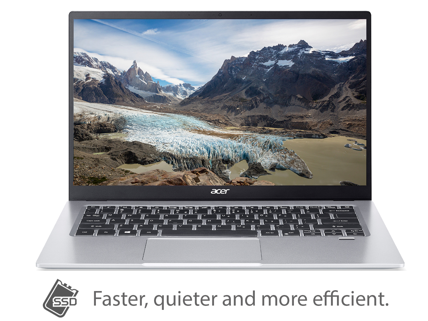 Acer Swift 1 14 inch Laptop - (Intel Pentium N6000, 4GB RAM, 128GB SSD, Full HD Display, Windows 10 in S Mode, Silver) – image 6