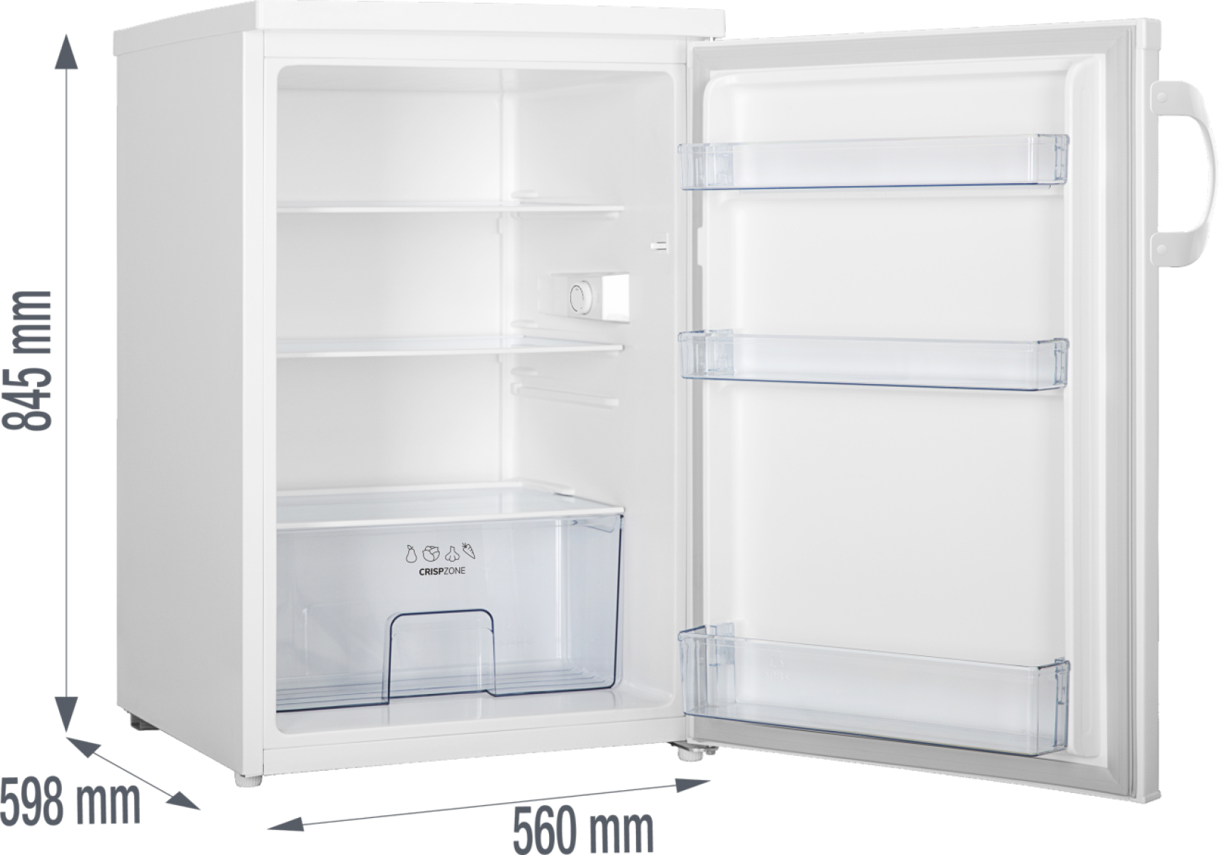 Gorenje R49DPW fridge Freestanding – image 3