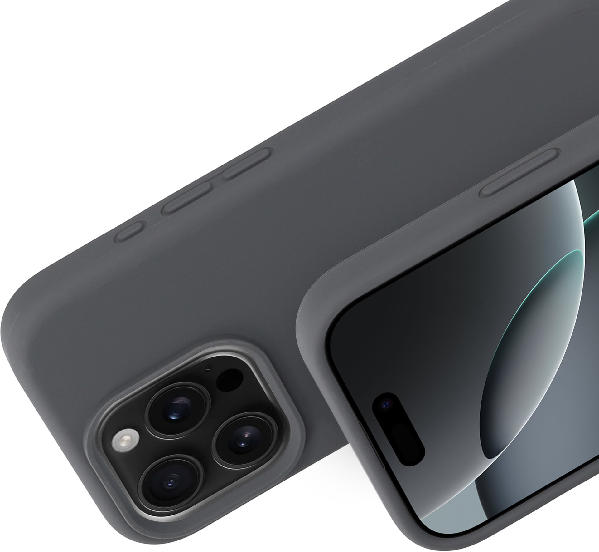 Mobiparts Silicone Cover Apple iPhone 16 Pro Urban Grey – image 2