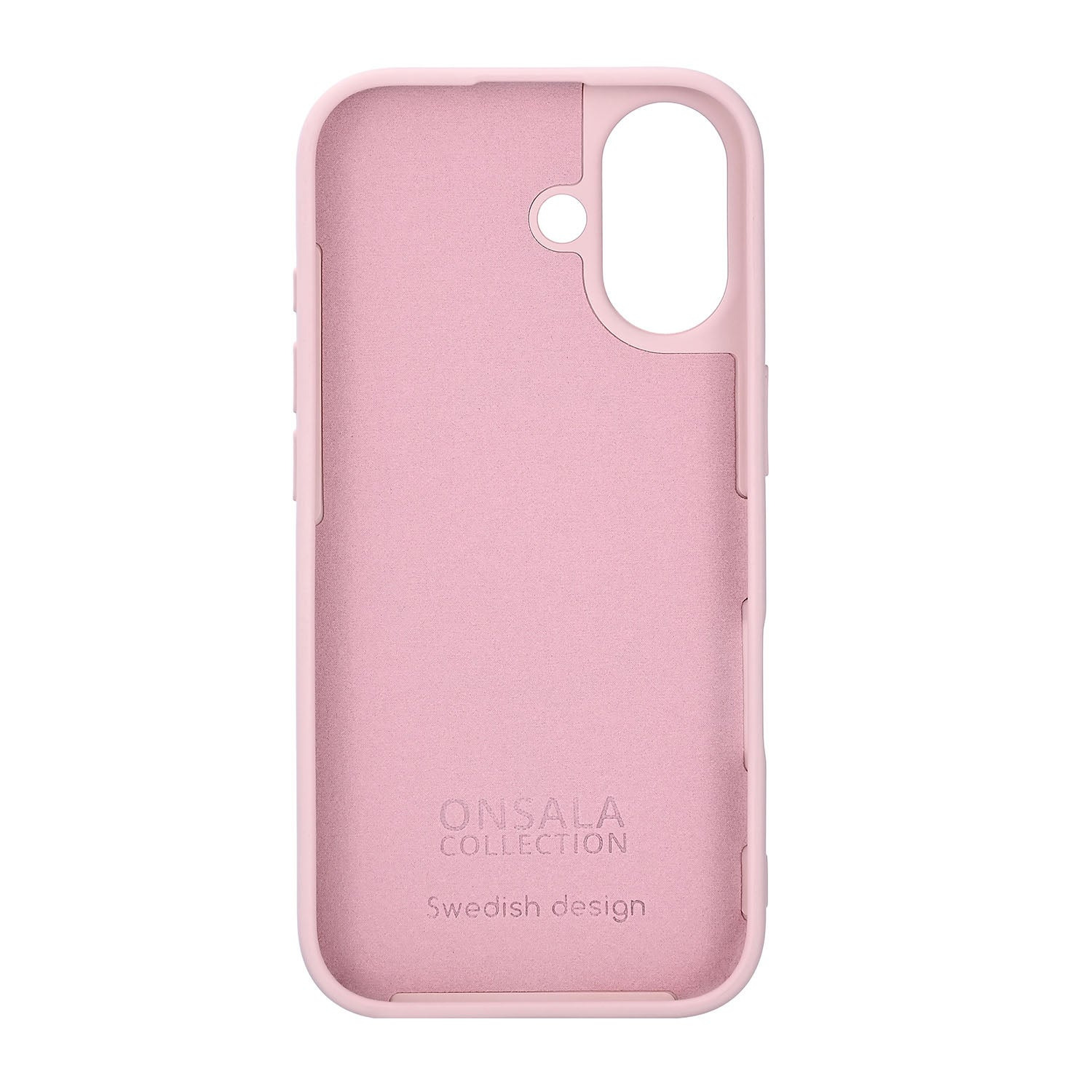 Onsala Phone Case with Silicone Feel Chalk Pink - iPhone 16 – image 3