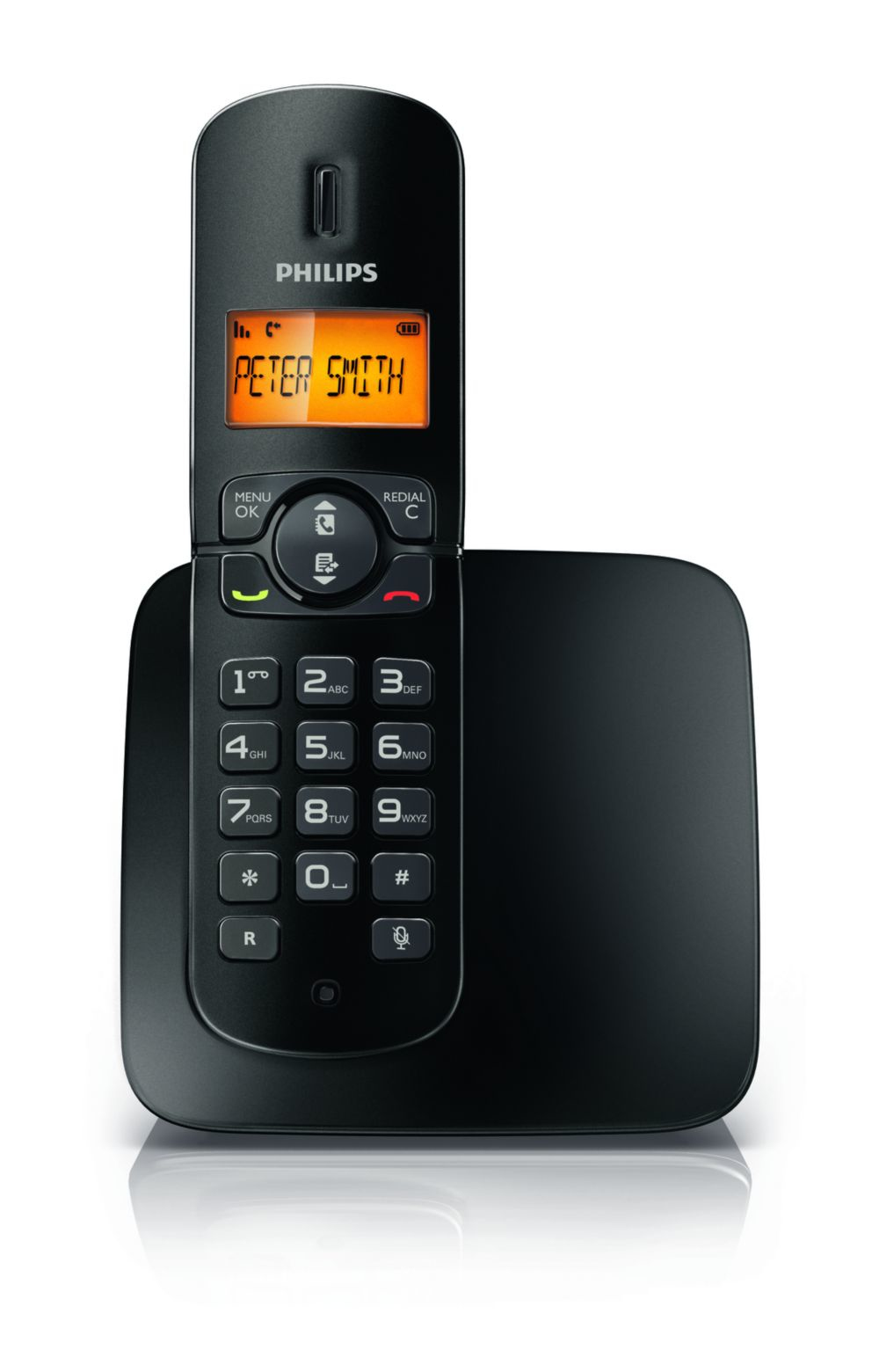 Philips BeNear CD1801B/21 telephone DECT telephone Caller ID Black