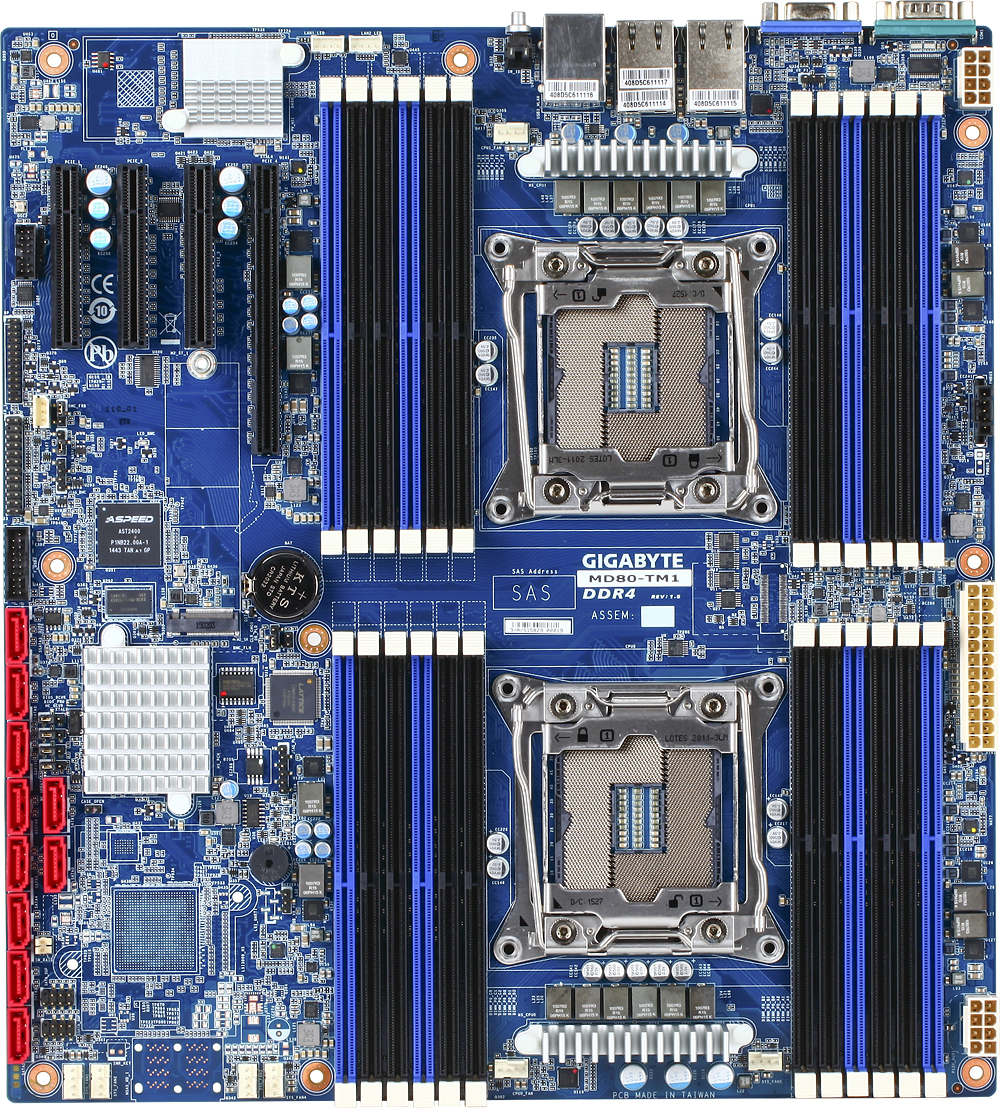 GIGABYTE MD80-TM1 Intel® C612 LGA 2011-v3 Extended ATX – image 3