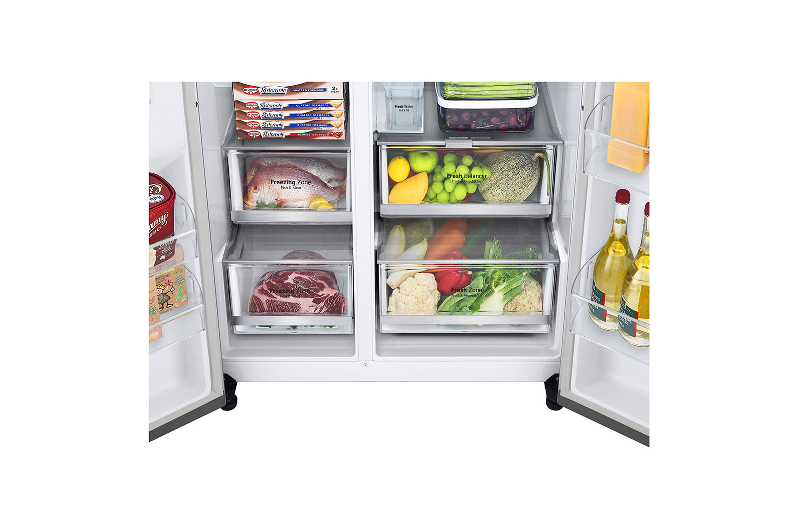 LG GSXV91MBAE side-by-side refrigerator Freestanding – image 8