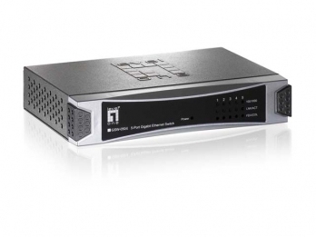 LevelOne GSW-0504 network switch Unmanaged Silver