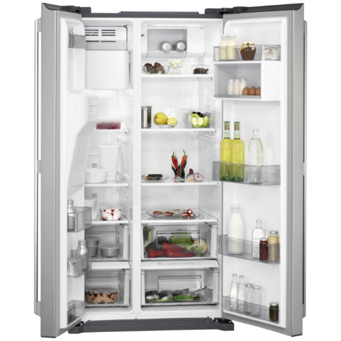 AEG RMB76111NX side-by-side холодильник Отдельно стоящий 370 L Нержавеющая сталь
