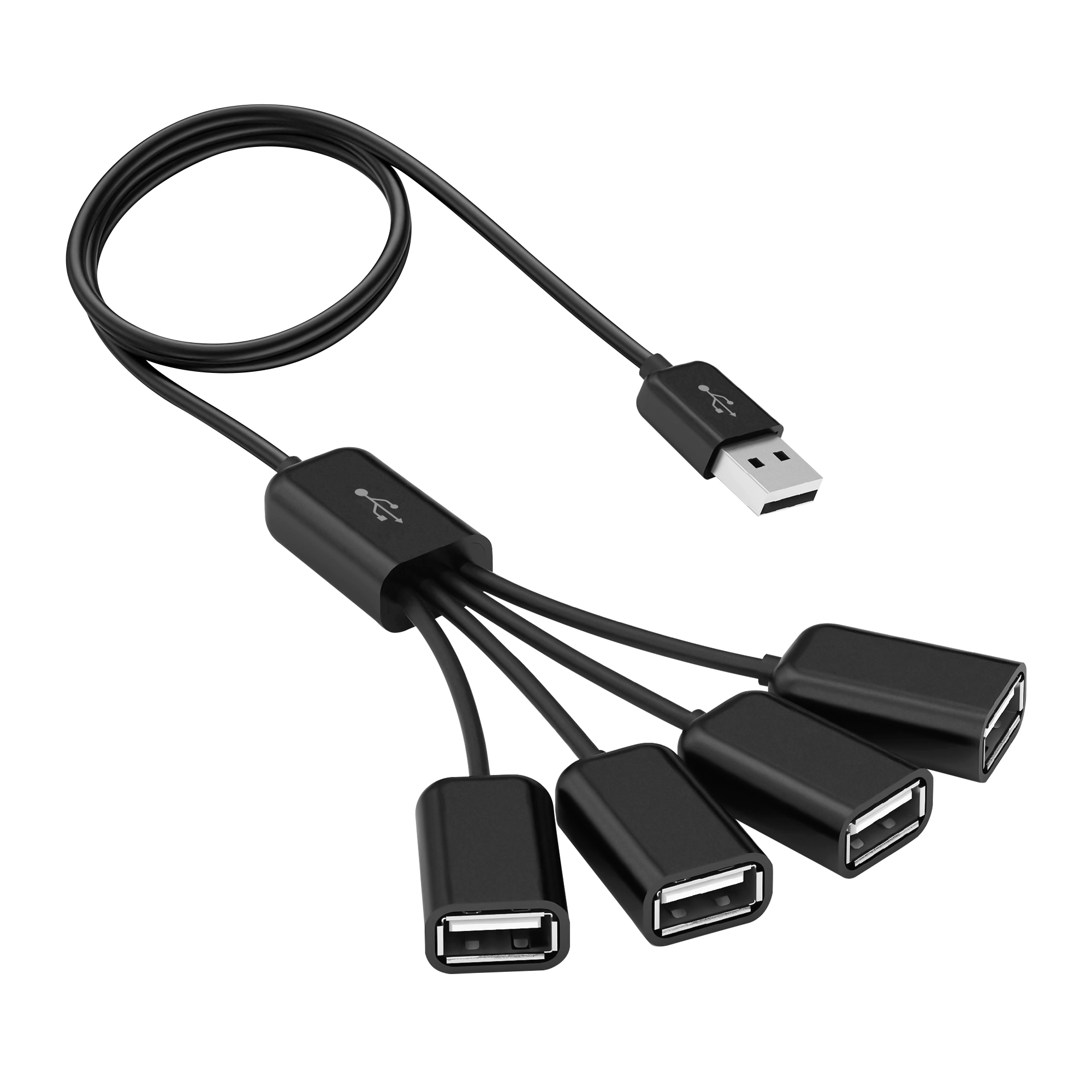 Concentrador Hub Vorago Hu 101 4 Puertos Usb Negro - HU-101 Concentrador Hub Vorago Hu 101 4 Puertos Usb Negro - HU-101