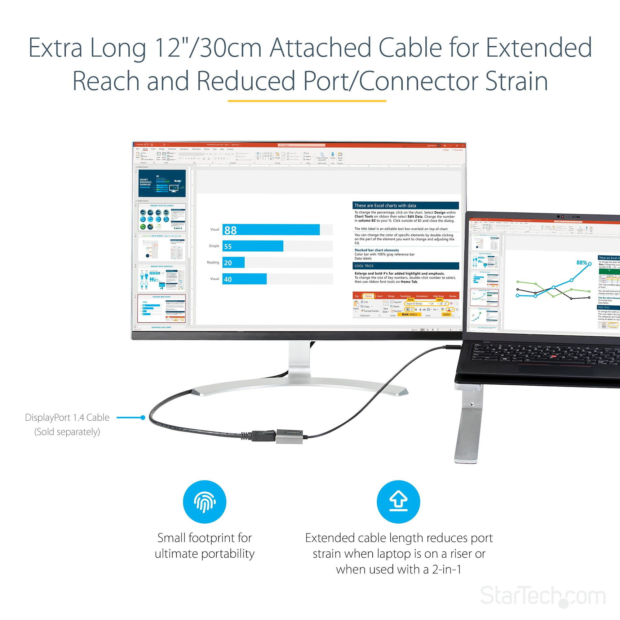 StarTech.com USB C to DisplayPort Adapter - 8K/4K – image 5