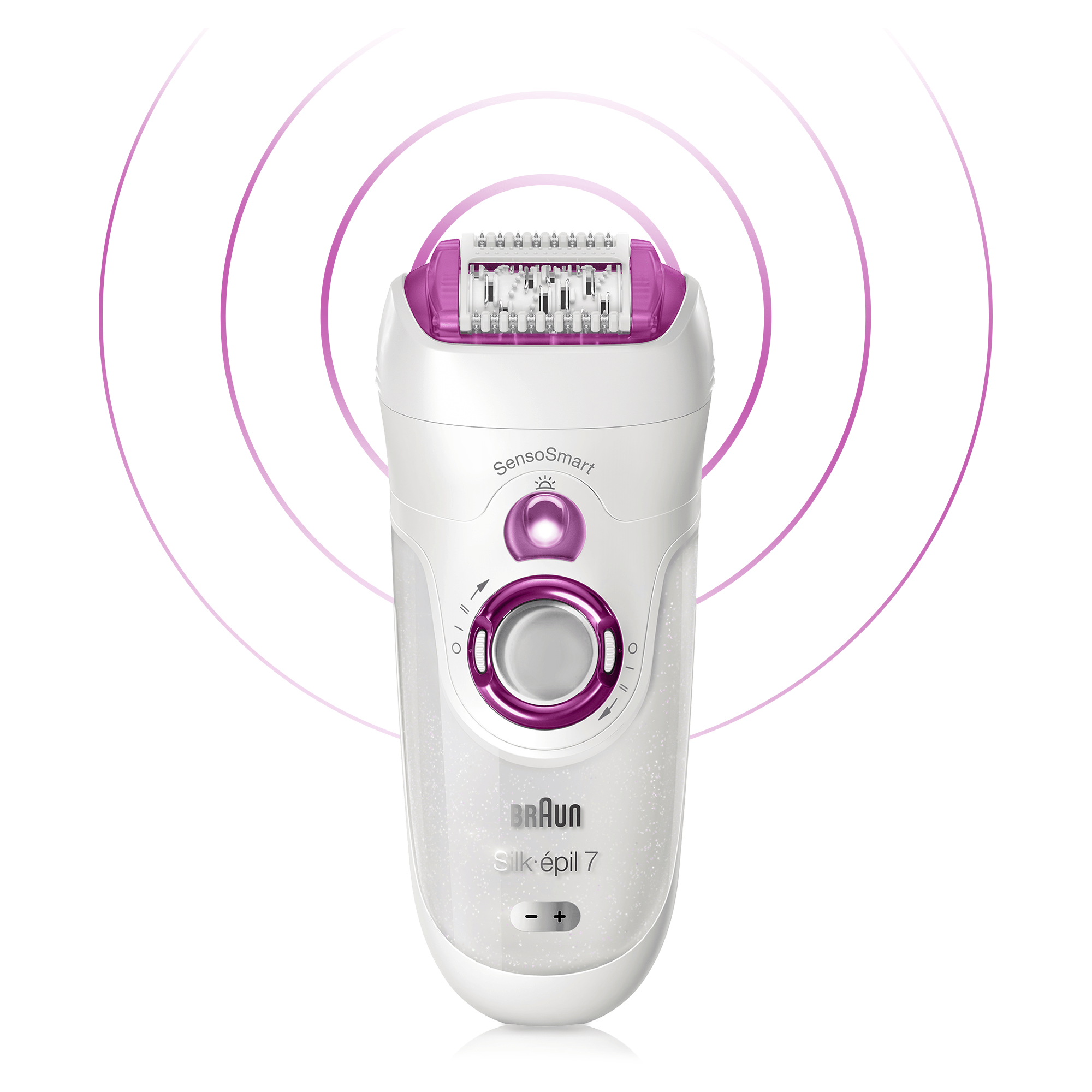 Braun Silk-épil 7 81702664 epilator 40 tweezers Rose, White – image 7