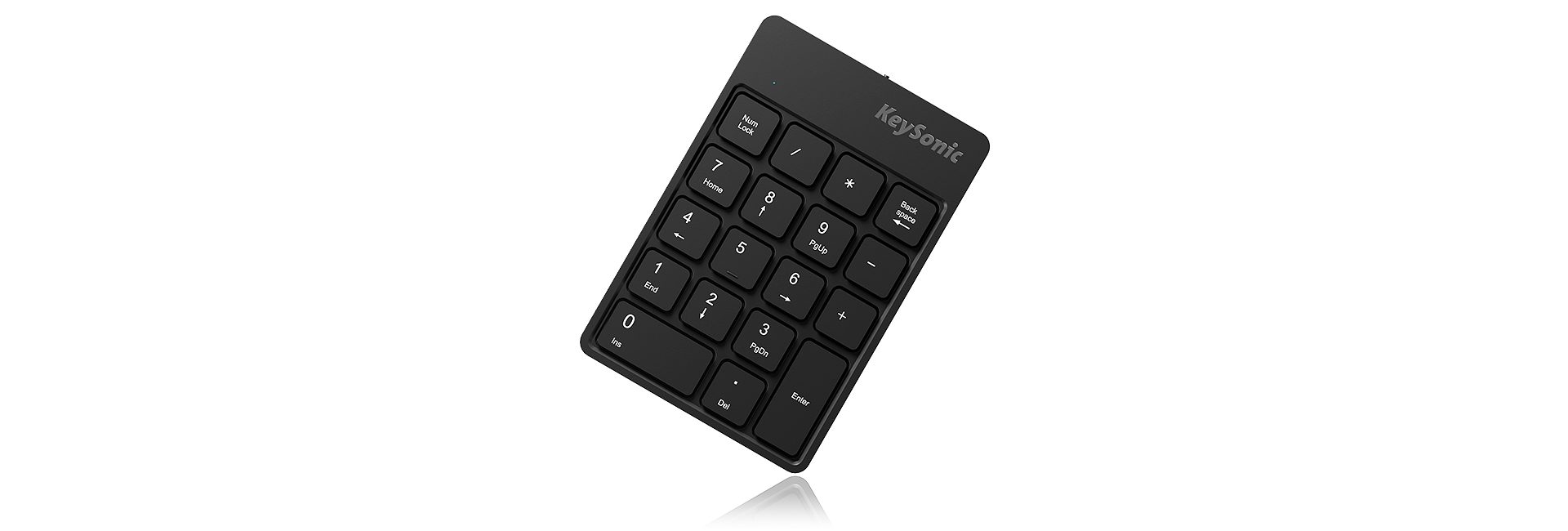 KeySonic KSK-N100RF numeric keypad Universal RF Wireless Black – image 3