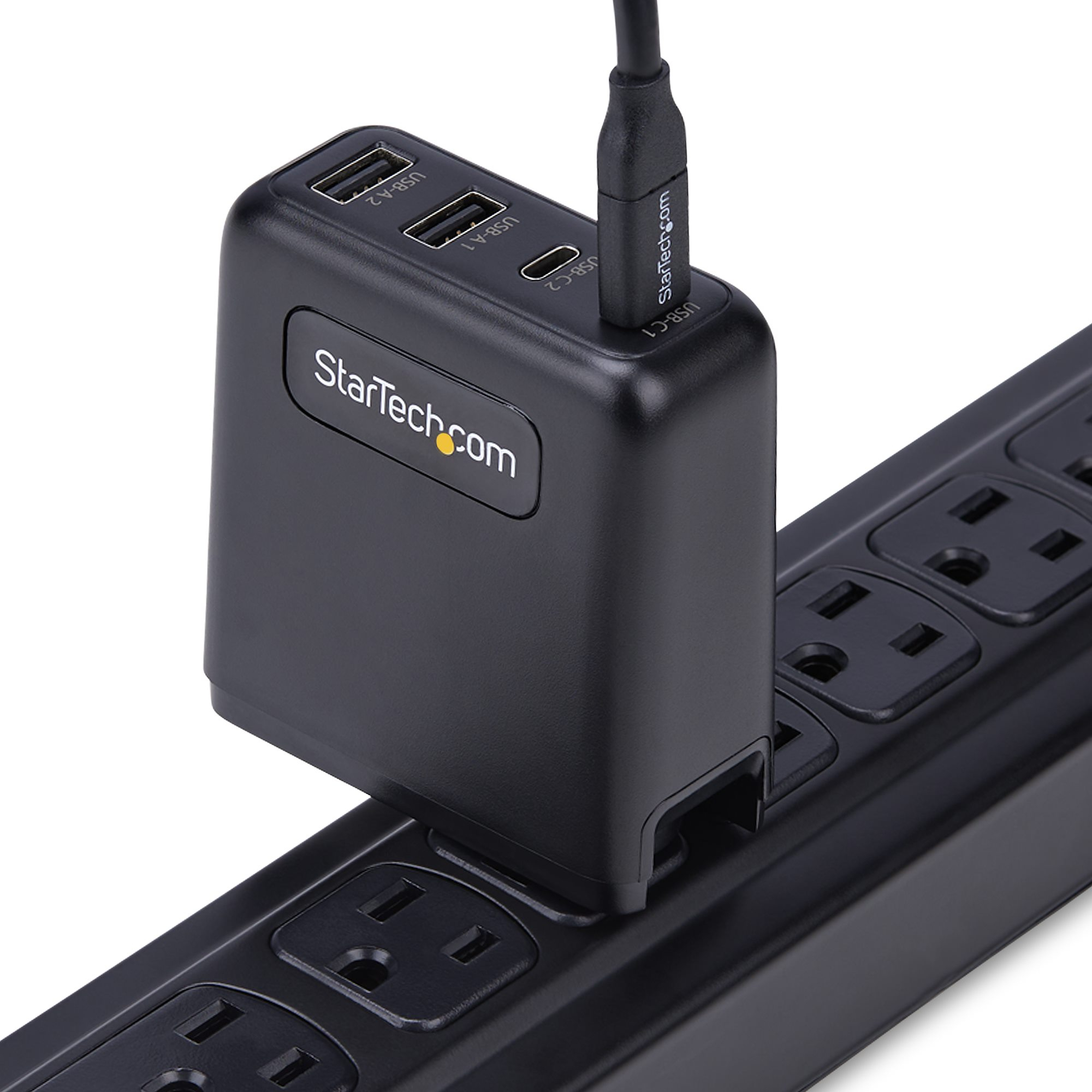 StarTech.com 100W USB-C Wall Charger, 2x USB-C/2x USB-A, Quick Charging Portable GaN Charger Power Adapter, USB Power Delivery 3.0 – image 5