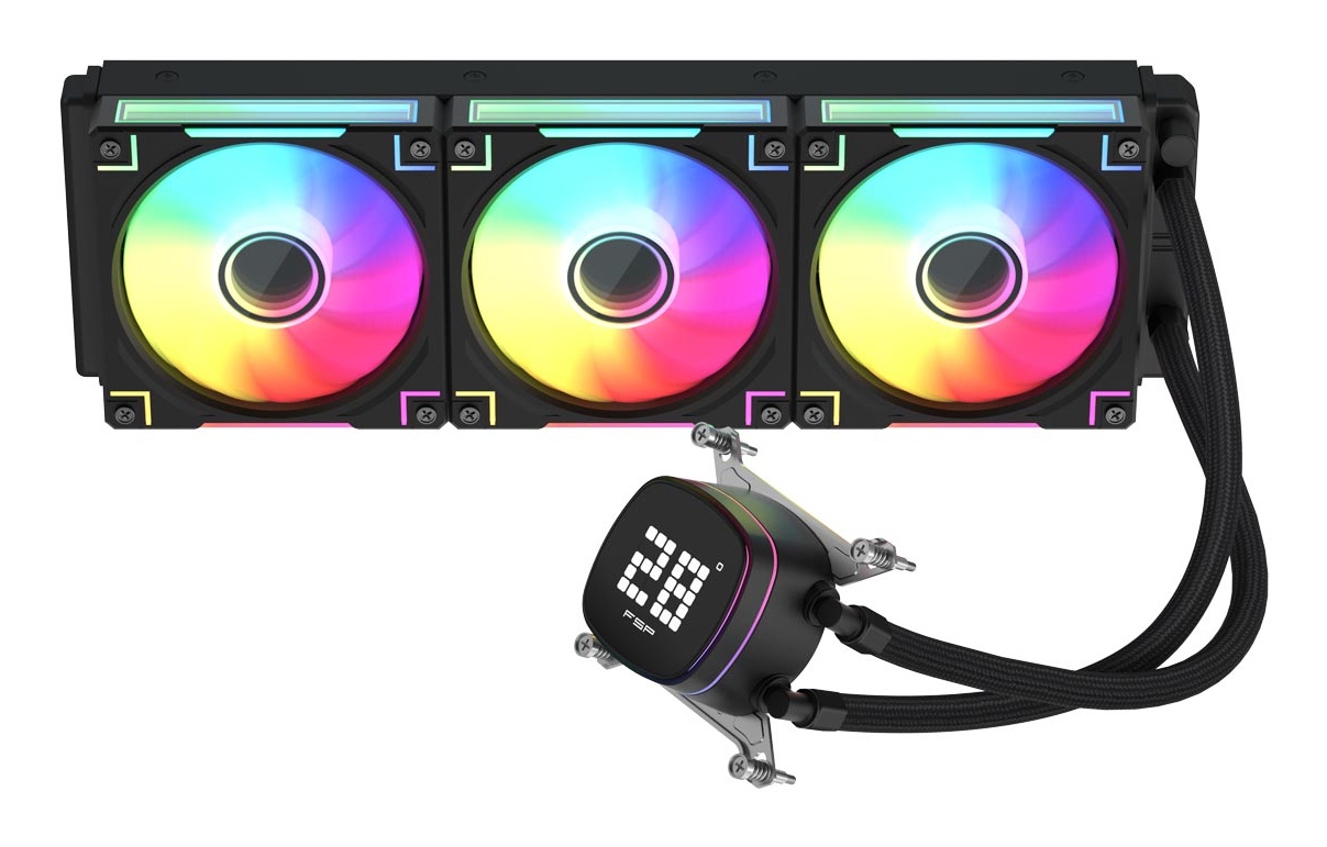 FSP AD36-B Processor Cooler Liquid Black ARGB
