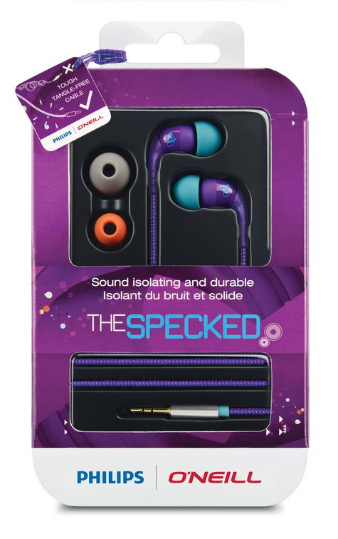Philips SHO9554/28 headphones/headset Wired In-ear Blue, Purple – image 2