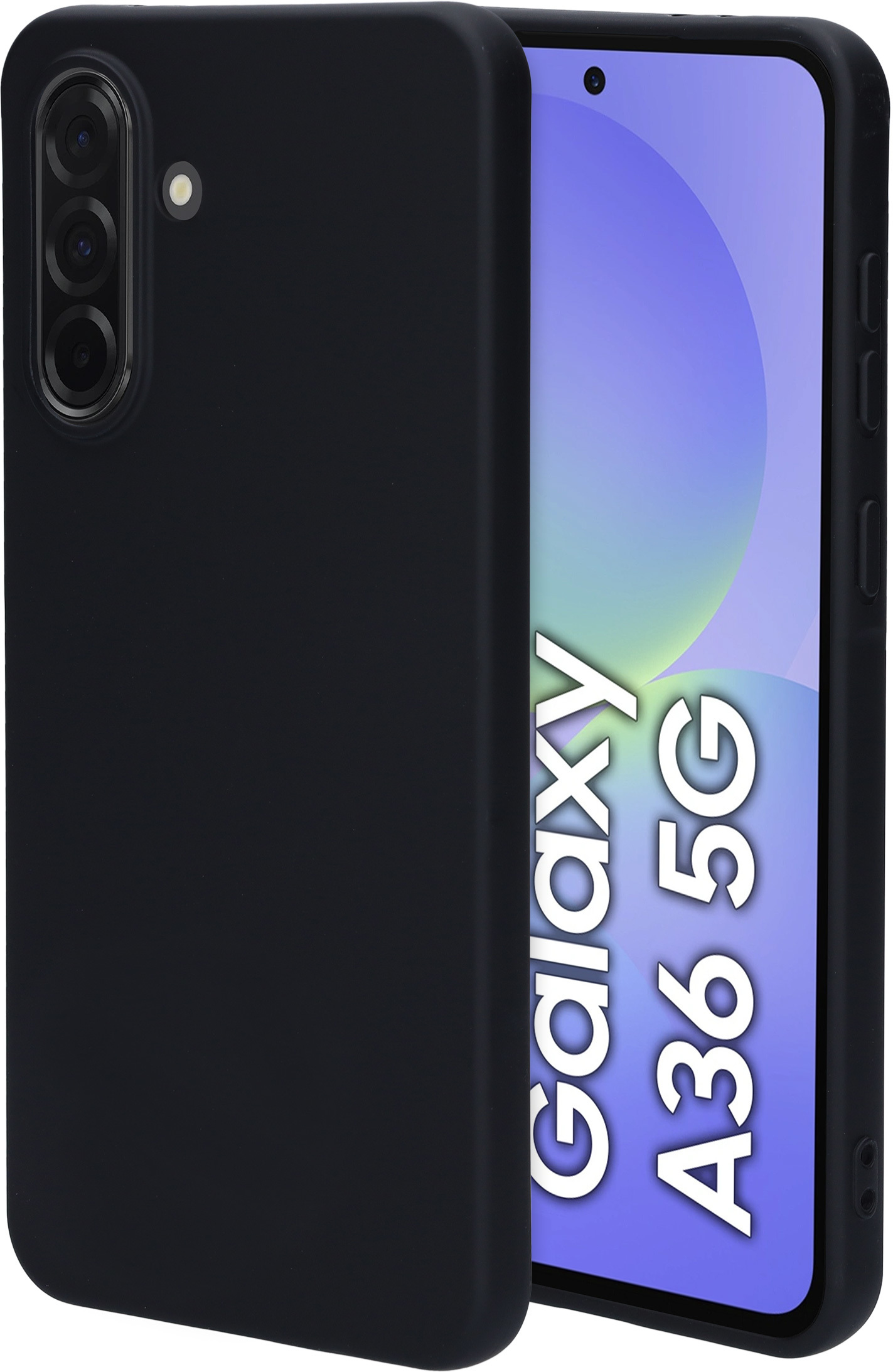 Mobiparts Silicone Cover Samsung Galaxy A36 Black – image 1