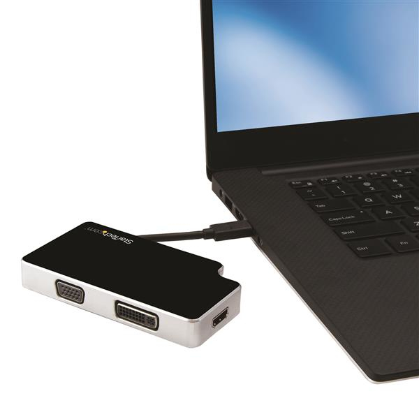 StarTech.com Travel A/V Adapter: 3-in-1 USB-C to VGA, DVI or HDMI - 4K – image 6