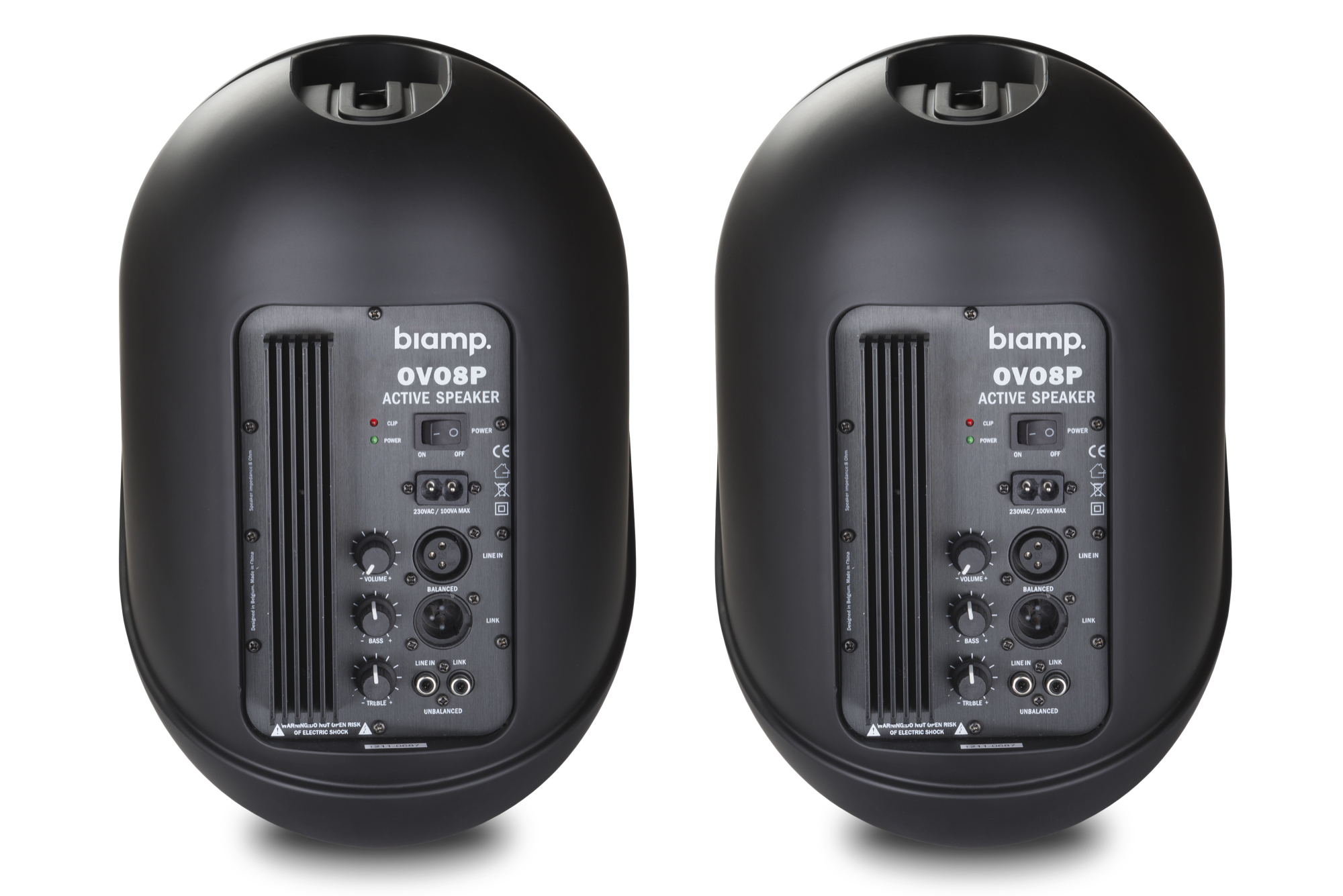 Biamp Commercial OVO8P 2-way Black Wired – image 2