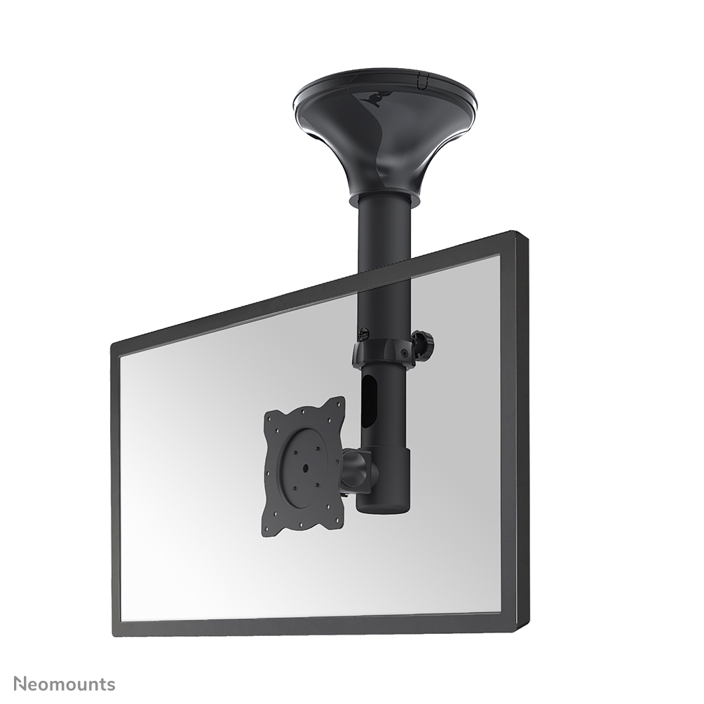 Neomounts FPMA-C025BLACK Monitor/TV mount ceiling 10-30" - h 37-47 cm - tiltable – image 1