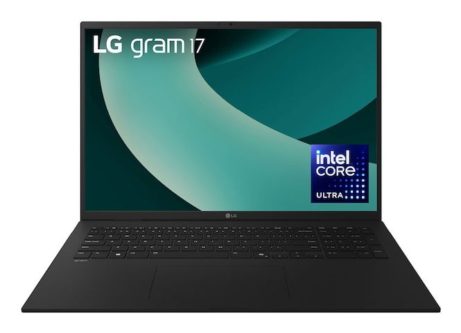 LG Gram 17Z90TL-G.AU78G laptop Intel Core Ultra 7 256V 43.2 cm (17") WQXGA 16 GB LPDDR5x-SDRAM 1 TB SSD Wi-Fi 7 (802.11be) Windows 11 Home Black