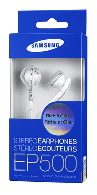 Samsung EP500 Headphones Wired White