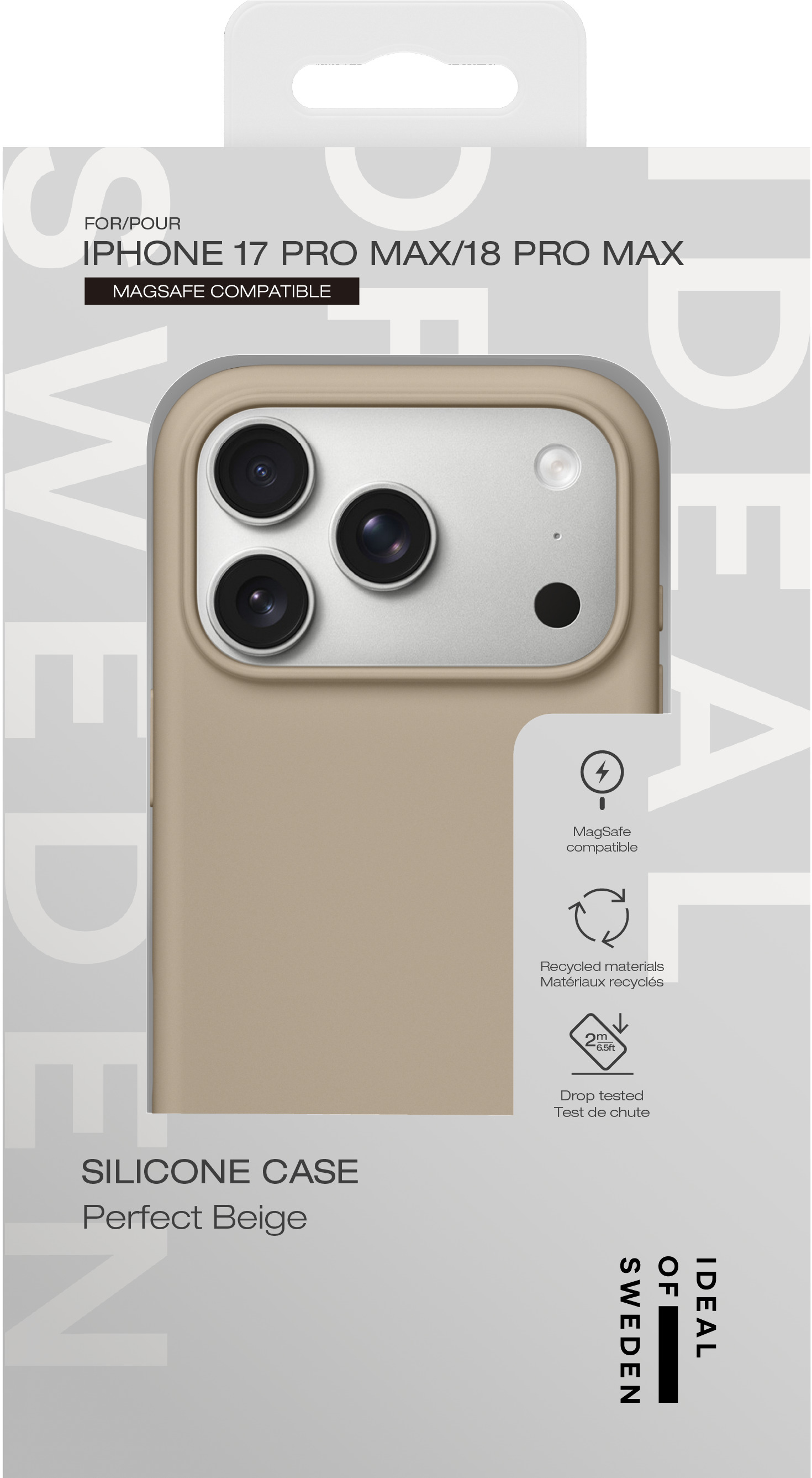 iDeal of Sweden Silicone Case MagSafe iPhone 17 Pro Max / 18 Pro Max Perfect Beige – image 5