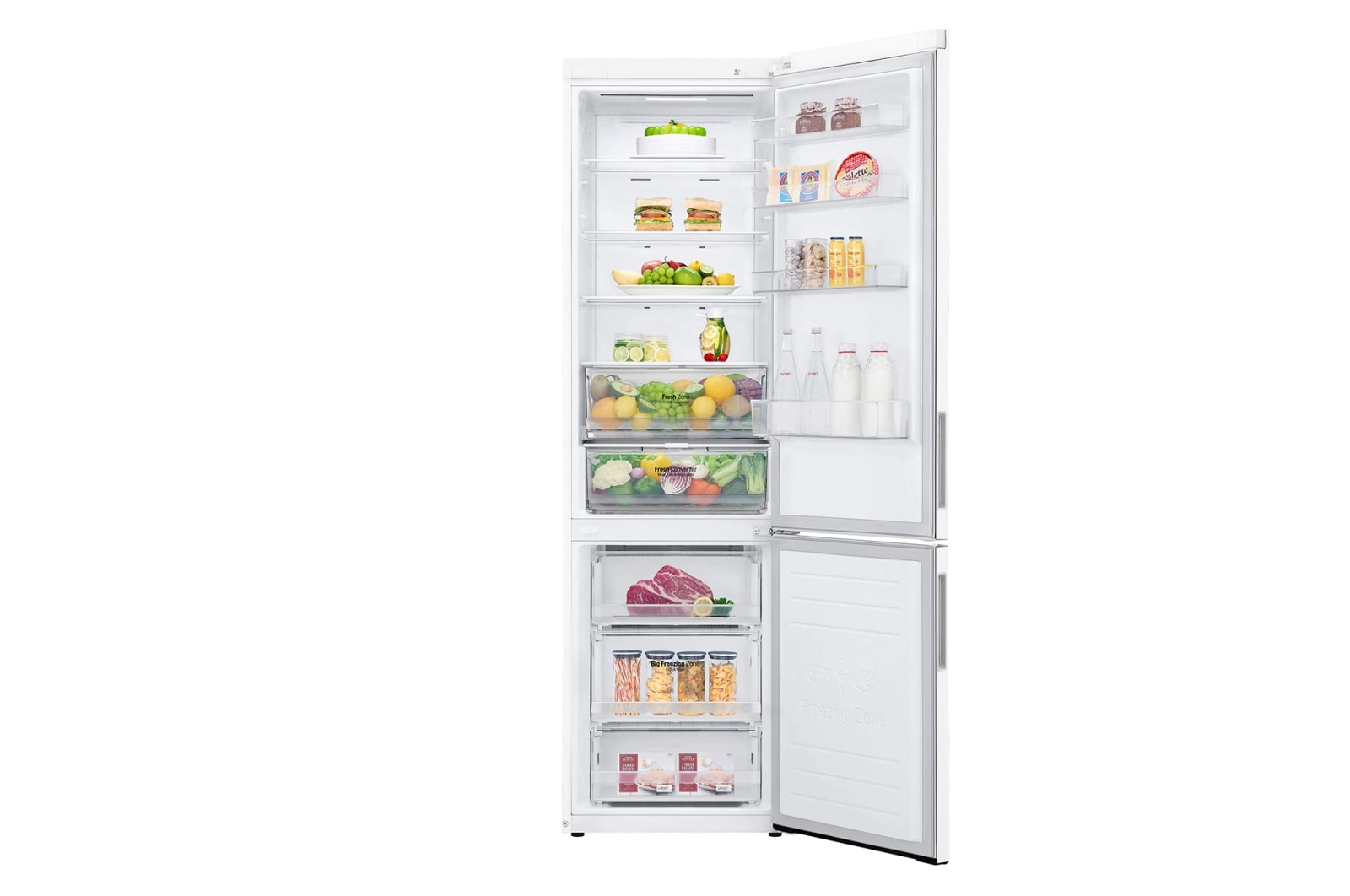 LG GBP62SWXCC1 fridge-freezer Freestanding – image 2