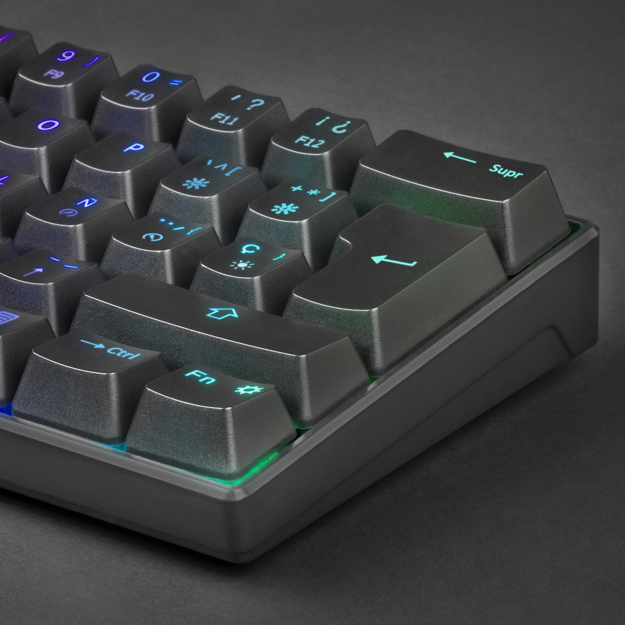 Mars Gaming MKMINIBES Ultra-Compact Mechanical Keyboard Full RGB Chroma Switch OUTEMU PRO Blue Black Spanish Language – image 4