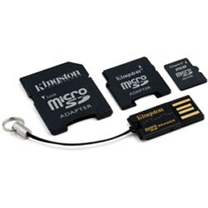 Kingston Technology 2GB Multi-Kit, microSD, 2 adapters