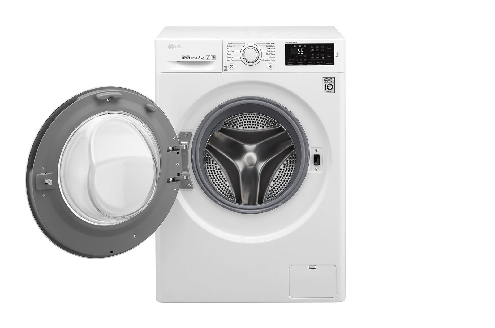 LG F84J5TN3W washing machine Front-load – image 2