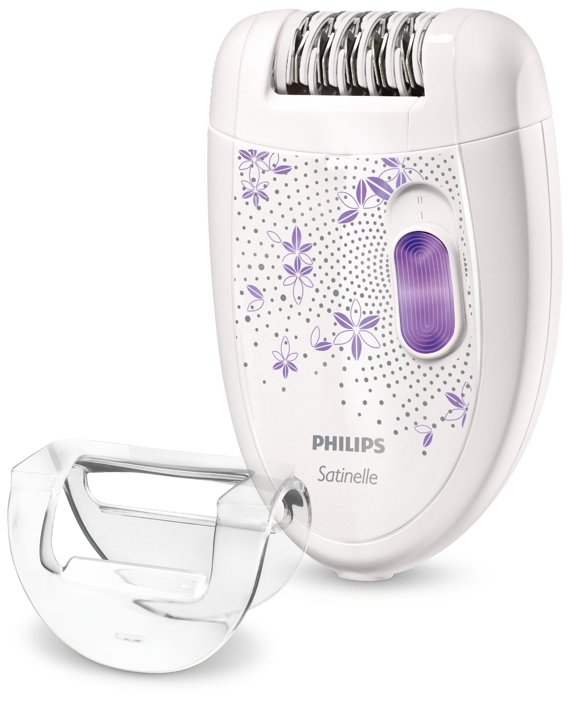 Philips Satinelle Essential HP6421/20 epilator 20 tweezers Violet, White