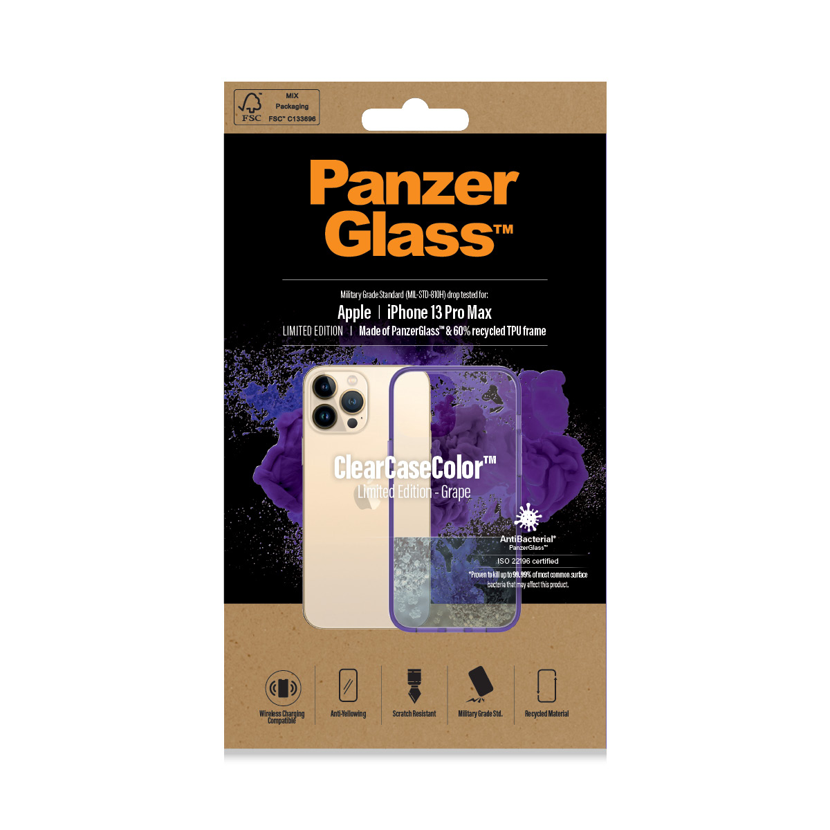 PanzerGlass ® ClearCaseColor™ iPhone 13 Pro Max - Grape – image 2