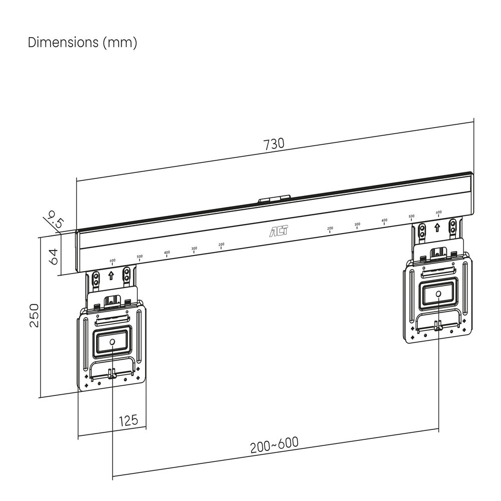 ACT Fixed TV Wall Mount – image 7