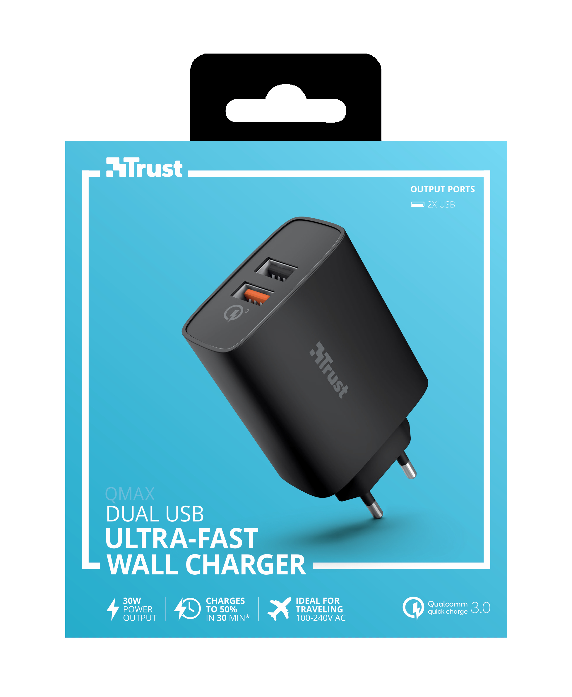 Trust 23559 mobile device charger Laptop, Smartphone, Tablet Black AC Fast charging Indoor – image 7