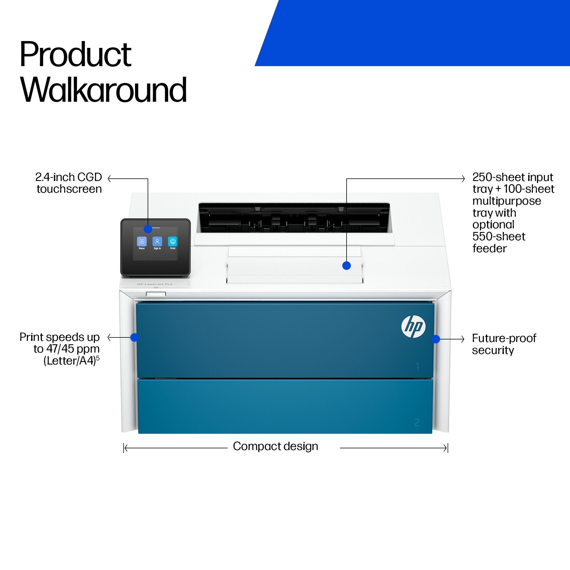 HP LaserJet Pro 4007n Printer – image 4