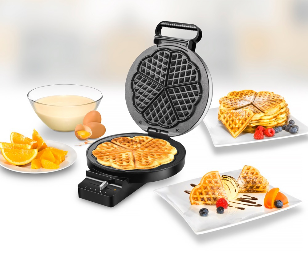 Unold Edel 5 waffle(s) Black, Silver – image 1