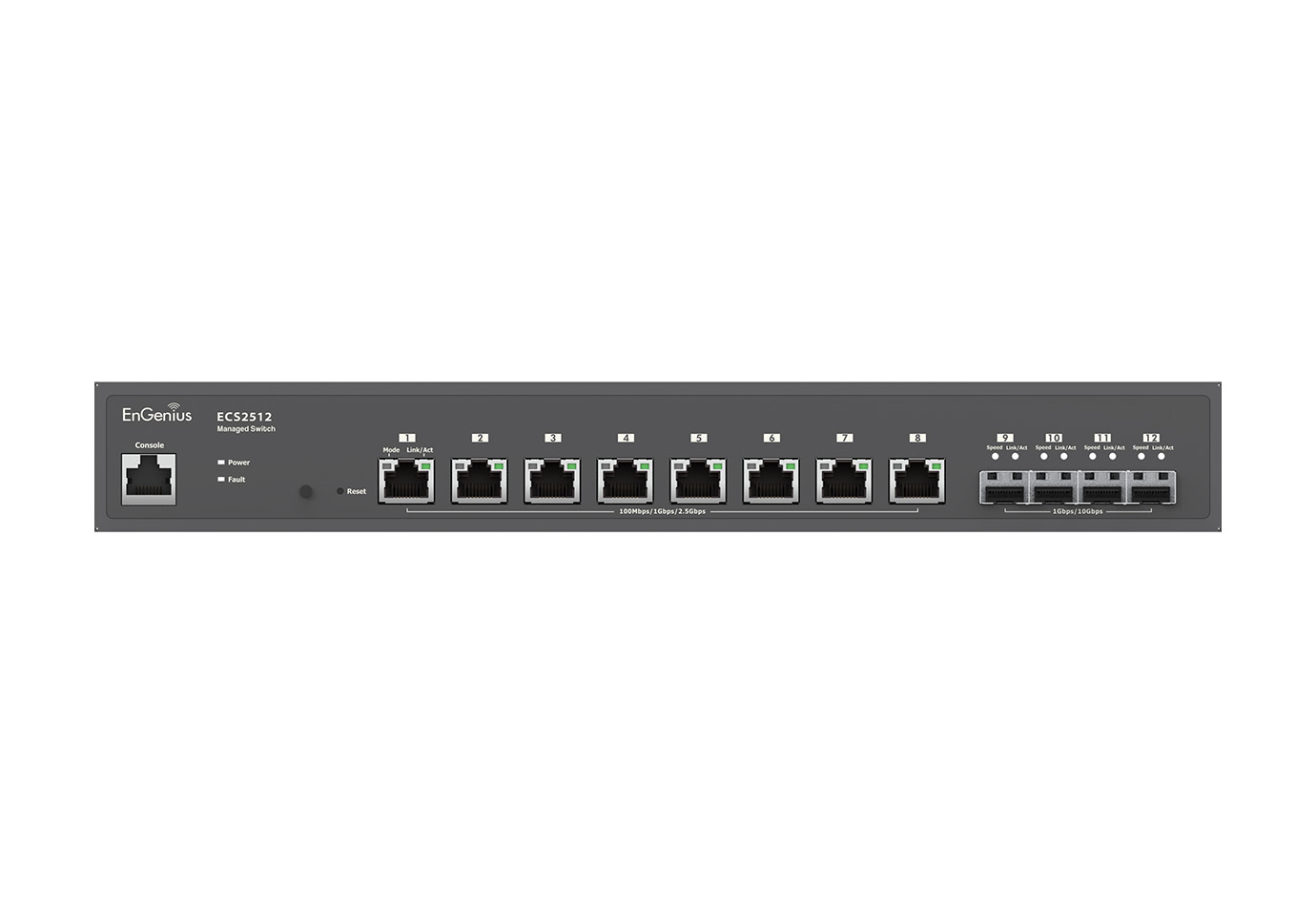 EnGenius Cloud Managed Switch 8-port 2.5GbE 4xSFP+ L2+ 13i – image 2