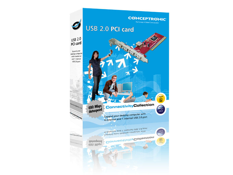 Conceptronic 5 Port USB 2.0 PCI Card – image 7