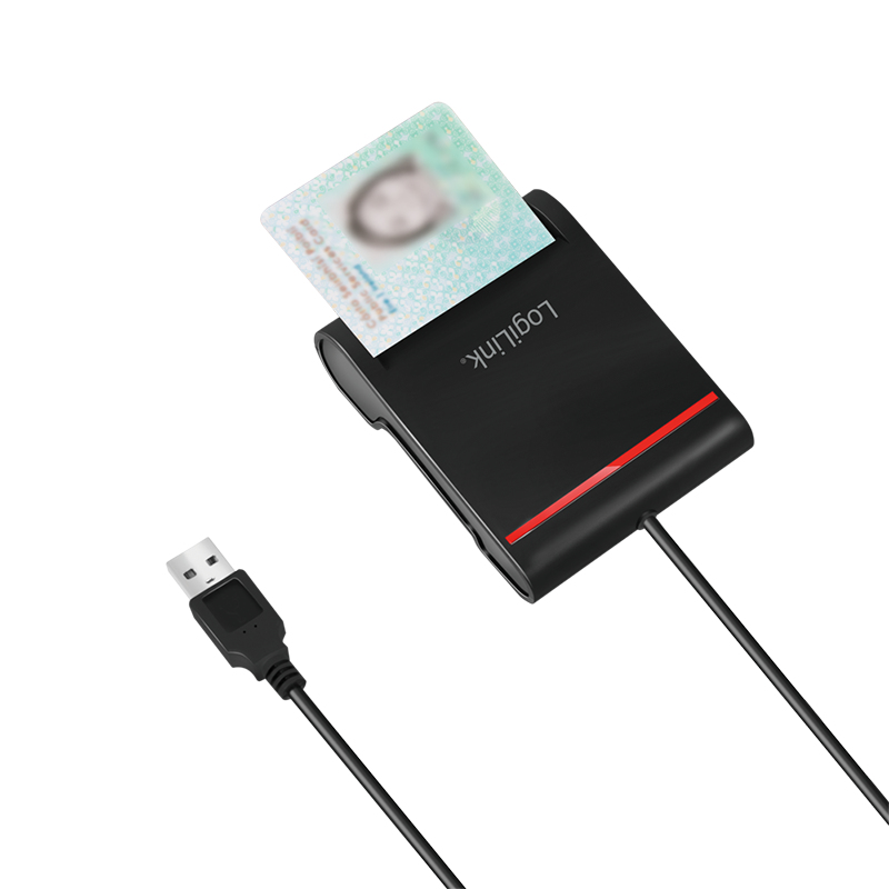 LogiLink CR0047 smart card reader Indoor USB 2.0 Black – image 4