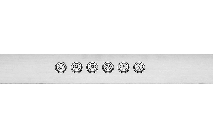 Hotpoint HDF9.5SAB cooker hood Wall-mounted Silver 474 m³/h – image 2
