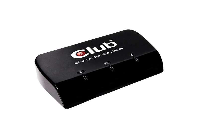 CLUB3D SenseVision USB3.0 to DVI-I & HDMI Graphics Adapter – image 3