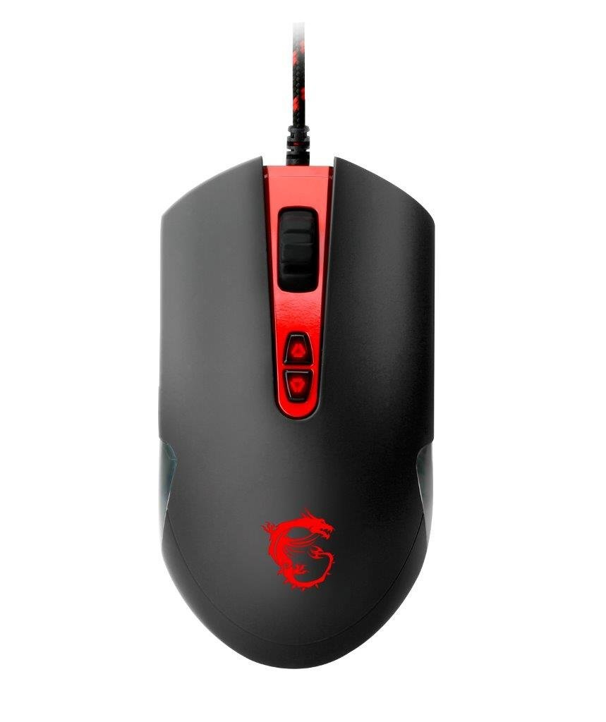 MSI DS100 mouse Gaming Ambidextrous USB Type-A Laser 3500 DPI – image 1