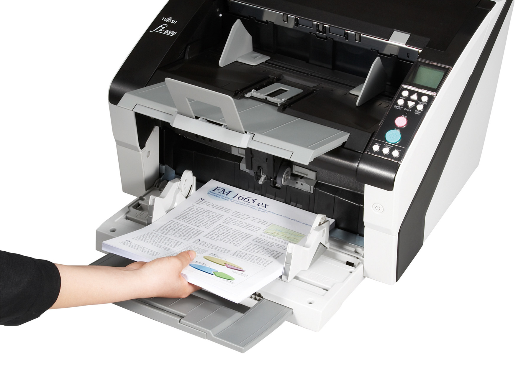Fujitsu fi-6800 ADF + Manual feed scanner – image 2