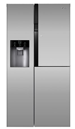 LG GS9366PZQVD side-by-side refrigerator Freestanding Stainless steel