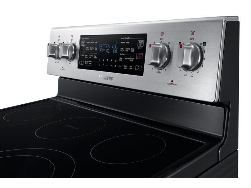 Samsung NE59M6850SS cooker Freestanding cooker Electric Black, Stainless steel – image 4