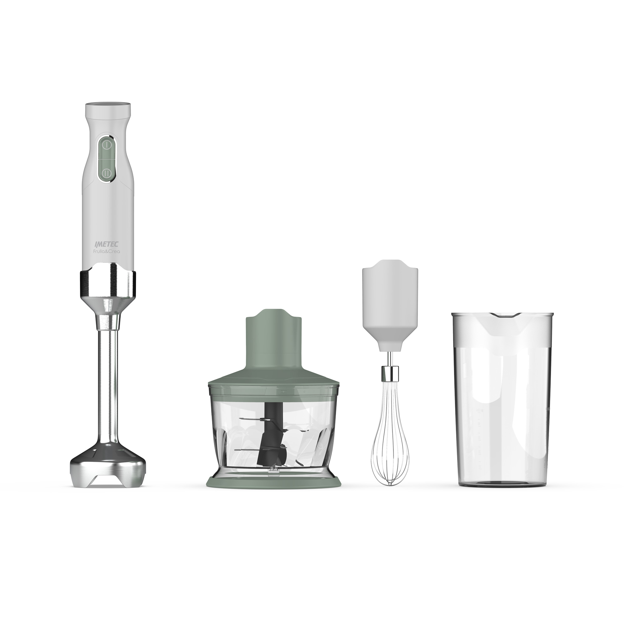 Imetec Frulla&Crea 1 L Immersion blender 1000 W Green, White – image 9