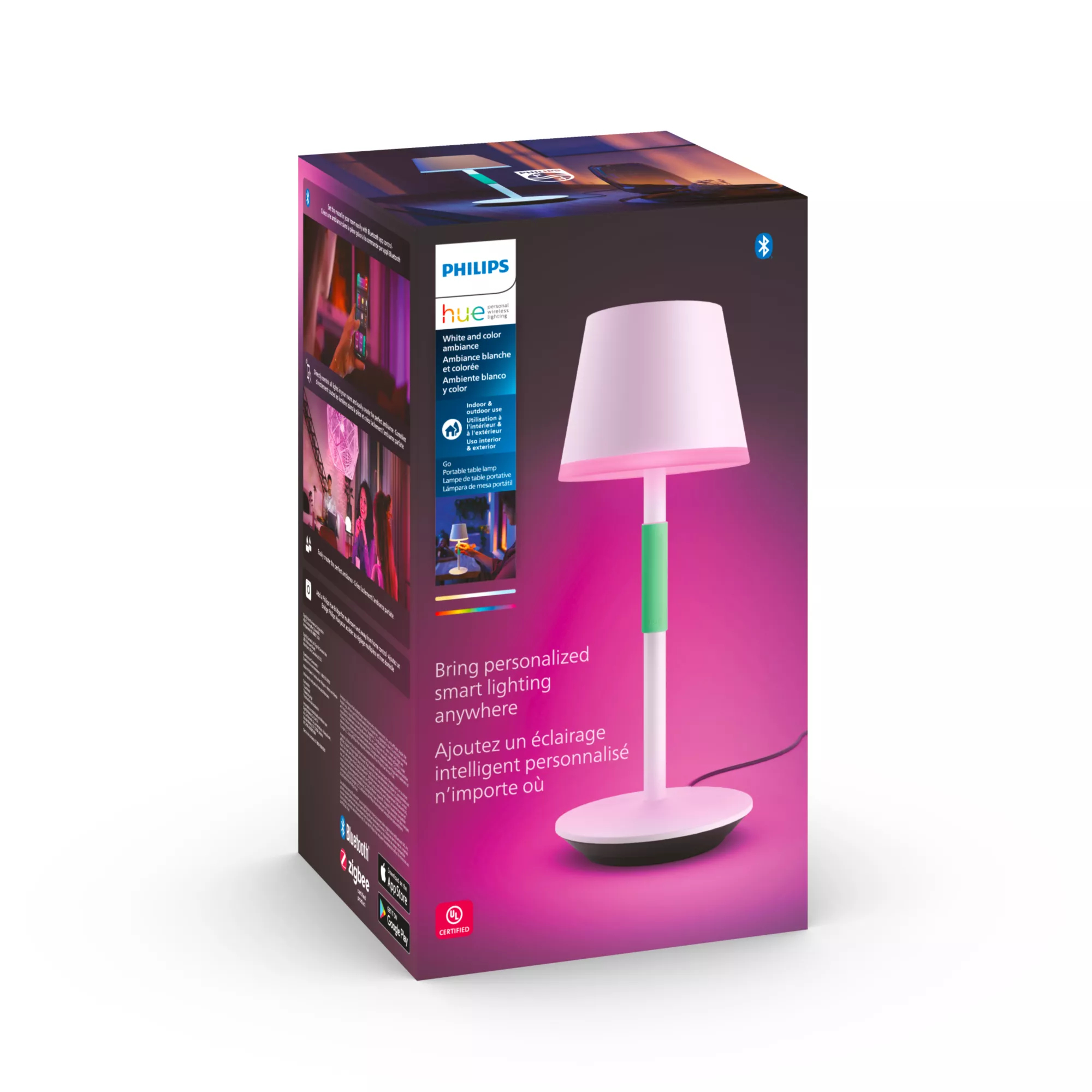 Philips by Signify Philips Hue White and colour ambience 046677579234 smart lighting Smart table lamp Bluetooth/Zigbee – image 3