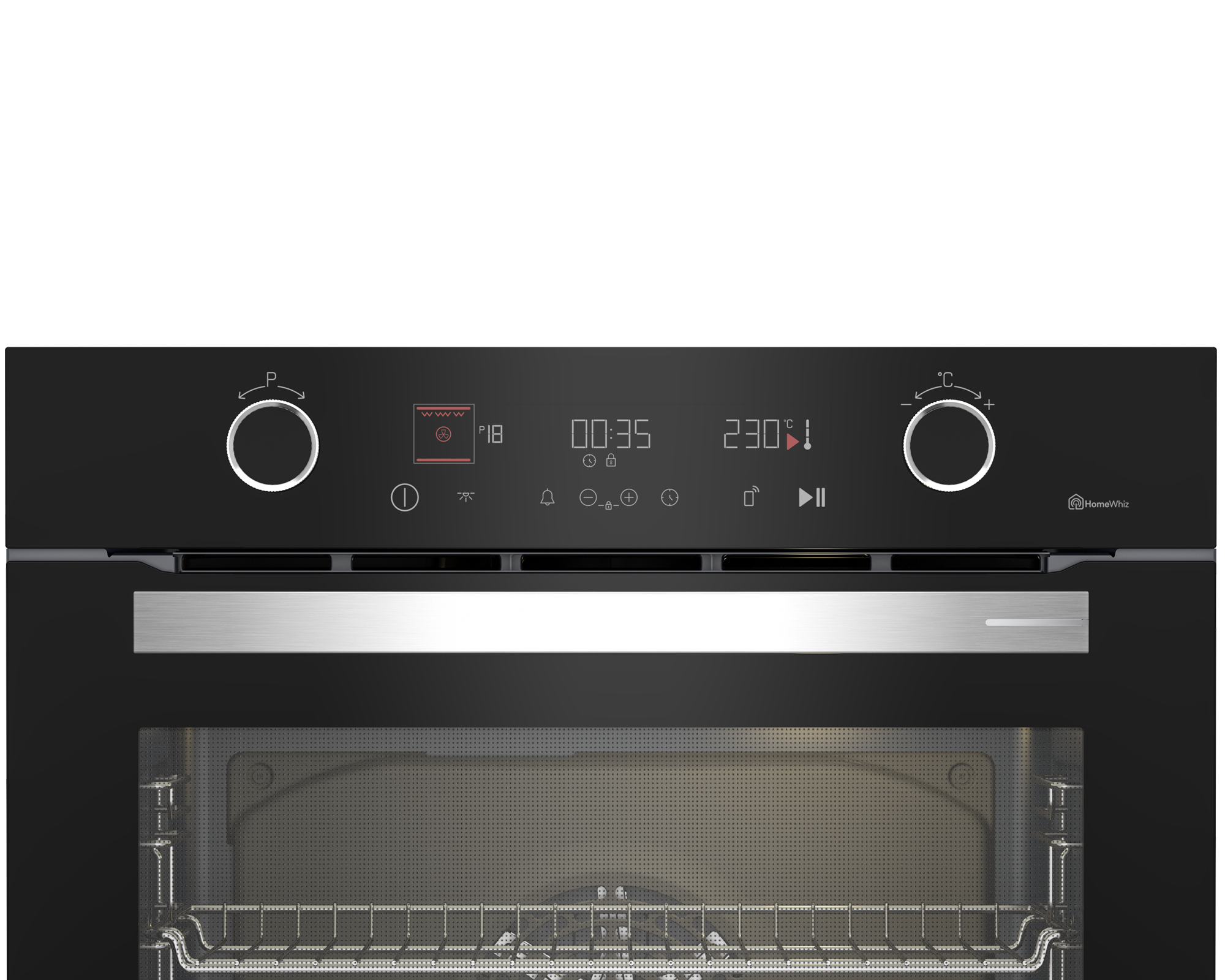 Grundig GEBM12400BC 60cm HotAero Pro Multi-Function Oven with Bluetooth Connectivity – image 2