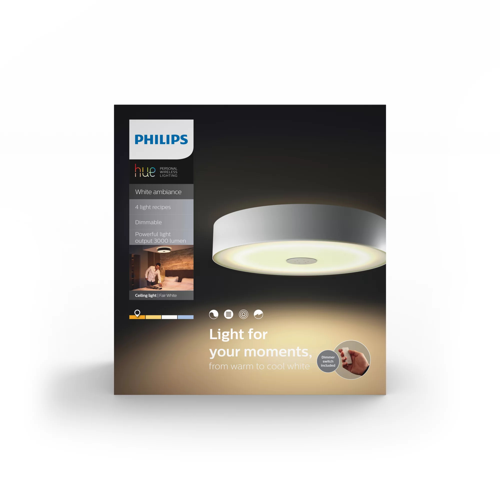Philips by Signify Philips Hue White ambience Fair ceiling light – image 3