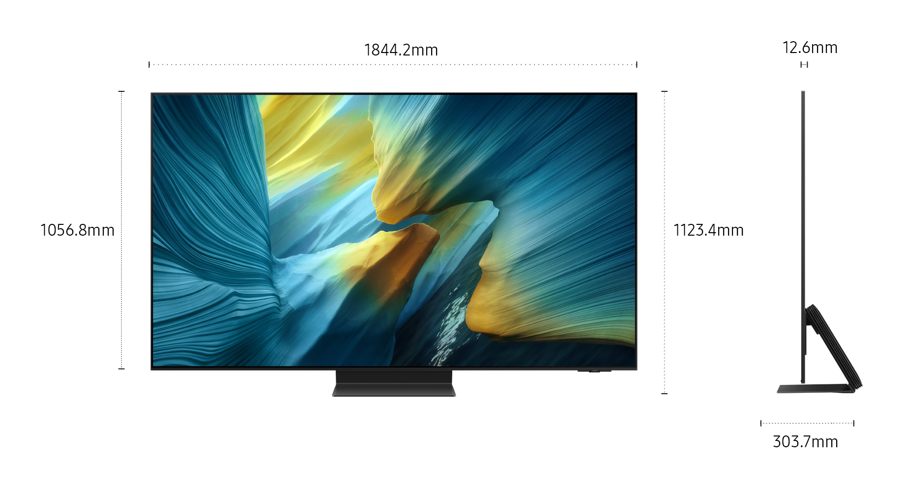 Samsung Smart TV OLED 83 4K QE83S95FAEXZT 2025 Processore AI Glare Free — photo 4