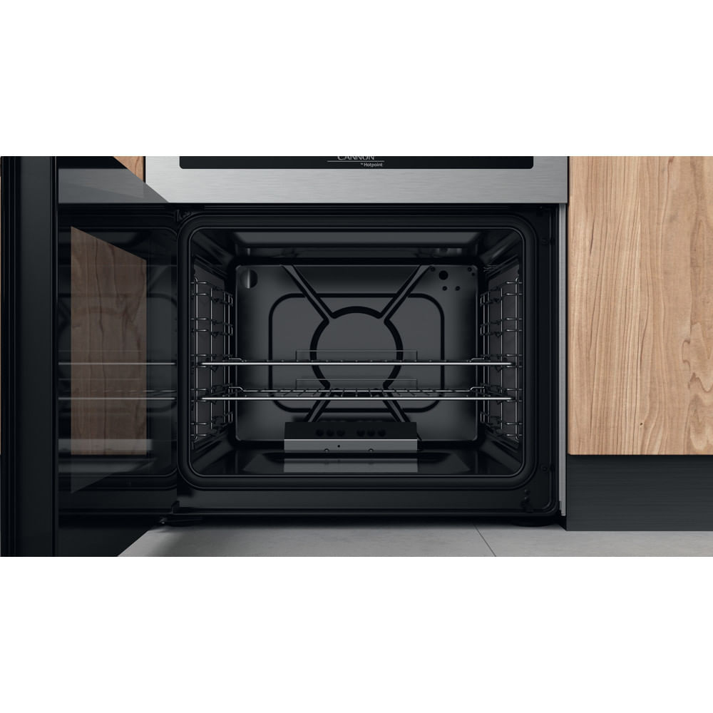 Hotpoint CD67G0CCX/UK Freestanding cooker Gas Silver – image 9